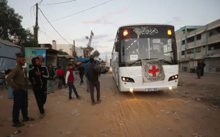 Hamas hands over 7 Israeli hostages to Red Cross
