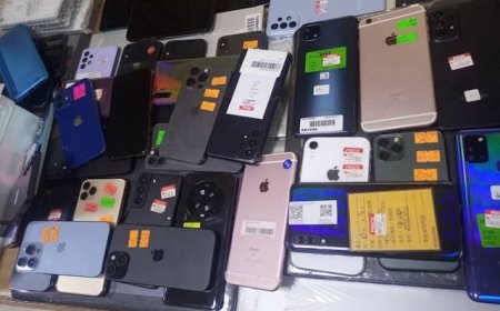 Police recover 75 stolen phones, five laptops in Lagos