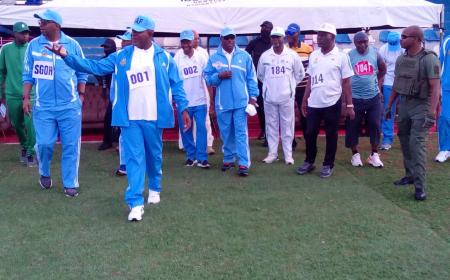 Fitness now key to promotion, says NAF chief at 10km walk