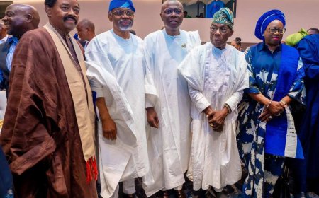 Obasanjo, Osinbajo, Abiodun bid farewell as Christopher Kolade is buried