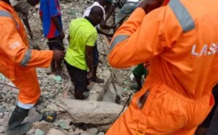 Another building collapses in Lagos, one killed, eight rescued