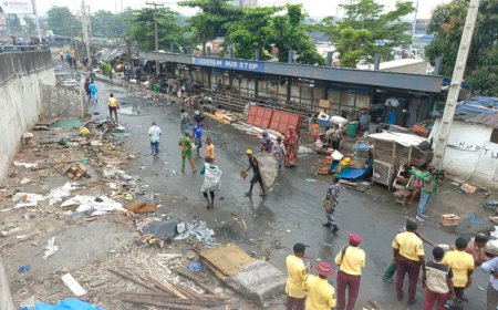 LASG clears 200 Illegal shanties, uncovers dummy gun