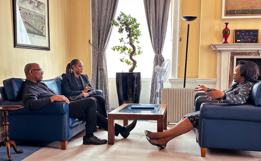 Obi meets Commonwealth chief in London, urges youth empowerment