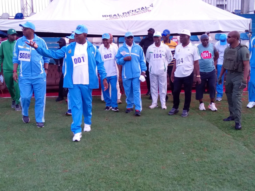 Fitness now key to promotion, says NAF chief at 10km walk
