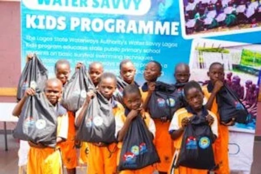 Lagos Waterways Authority empowers schoolchildren with swimming skills