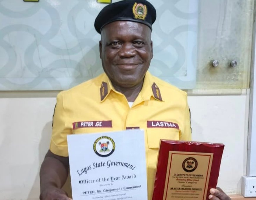LASTMA official wins 2025 best traffic officer award