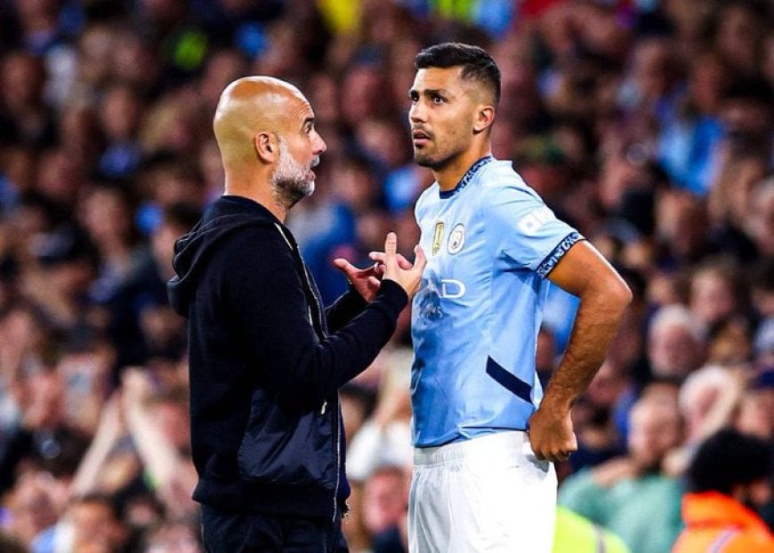 EPL: No return date yet for injured Rodri, says Guardiola