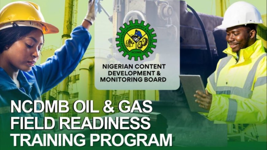 NCDMB Oil and Gas Training Program For Nigerians 2025 (With Stipends)