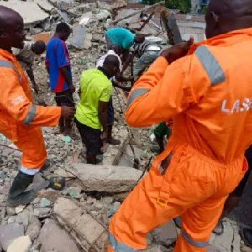 Another building collapses in Lagos, one killed, eight rescued