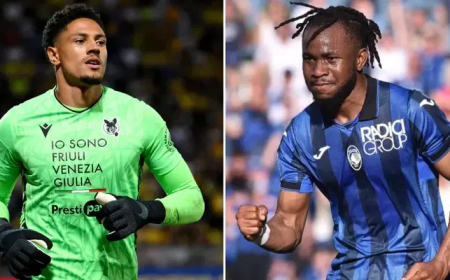 Udinese v Atalanta: Lookman, Okoye at war in Italy’s Serie A