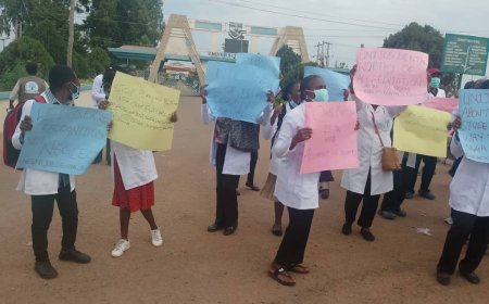 UNIJOS dental students protest against 10 years without graduation