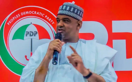 PDP Convention: Damagum, governors arrive; Kebbi boycotts Ibadan over Turaki 