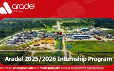 2025/26 Aradel Internship for Undergraduate and Graduates | How To Apply