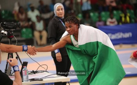 Riyadh 2025: Team Nigeria wins gold in wrestling, athletics