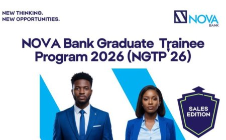 NOVA Bank Graduate Trainee Program 2026 | How To Apply
