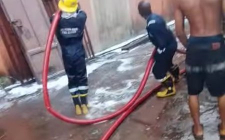 Fire razes shops in Anambra market