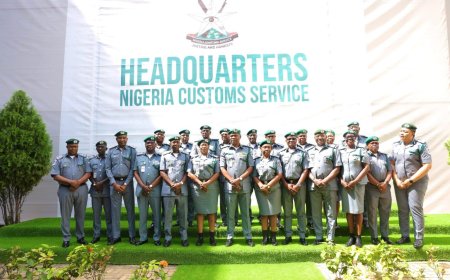 Customs decorate newly promoted officers