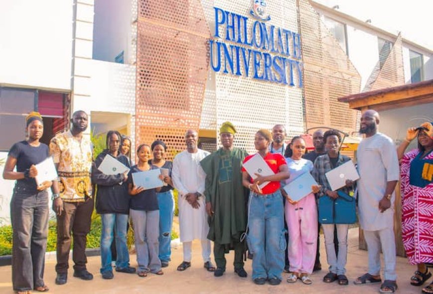 Amnesty programme distributes laptops to scholarship beneficiaries