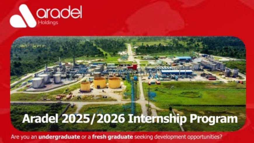 2025/26 Aradel Internship for Undergraduate and Graduates | How To Apply