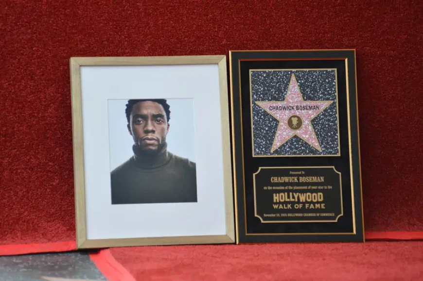 Black Panther’ star Chadwick Boseman gets Hollywood star