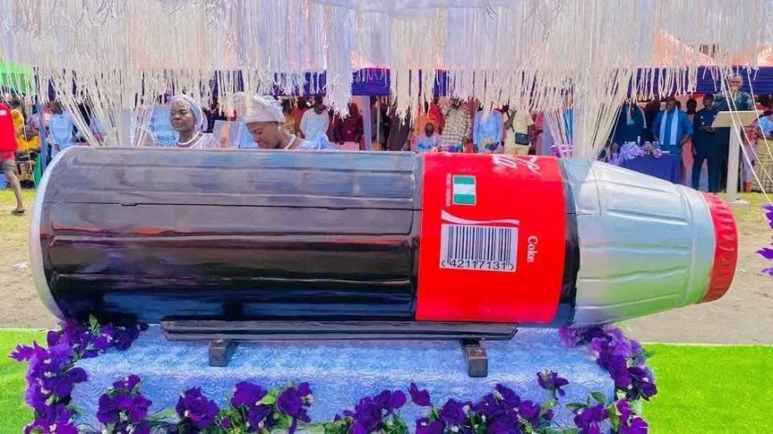 85‑year‑old Bayelsa woman buried in Coca‑Cola‑shaped casket