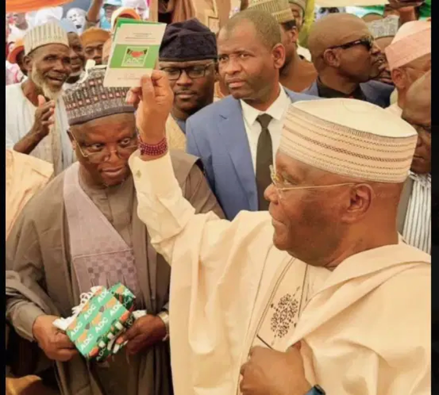 Atiku officially joins ADC
