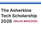 Asherkine Tech Scholarship For Nigerians 2026 | Fully Funded