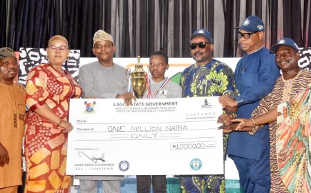 Three Lagos students win N2.2m in state spelling bee competition
