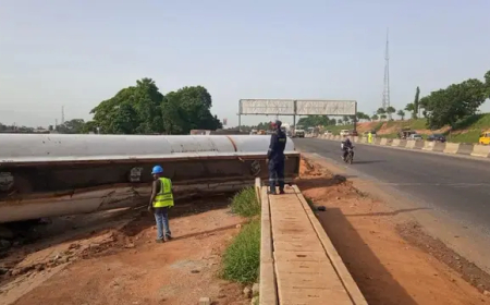Two dead, several injured as tanker, truck crash on bridges