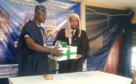 Lagos LG chair presents ₦5.4bn 2026 budget