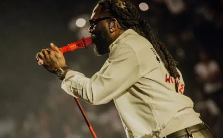 Burna Boy surprises Shallipopi at Lagos concert