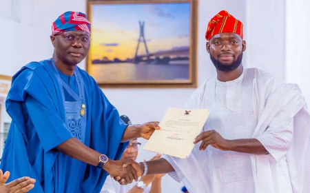 Sanwo-Olu urges Obasa’s son to unite Agege, deepen development