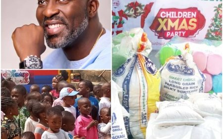 Again, Prince Olawale Adeyemi-Oriola Hosts Grand Christmas Party For Children In Ijebu-Ode