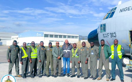 NAF C-130 aircraft arrives in Portugal after Burkina Faso detention