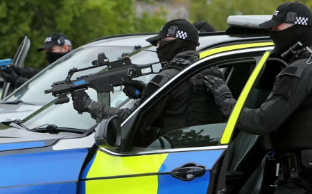 UK police kill man ‘carrying handgun’ after car crash