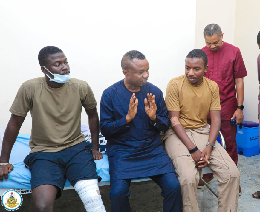 NAF hails pilots who ejected from crashed jet for bravery