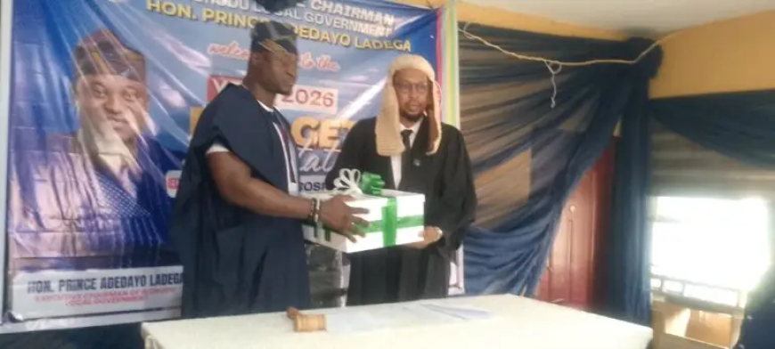 Lagos LG chair presents ₦5.4bn 2026 budget