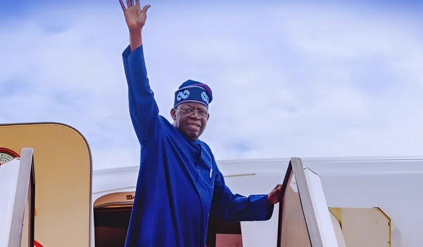 Tinubu departs Lagos for Europe