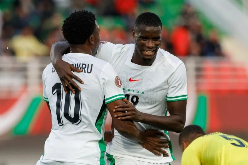 AFCON 2025: Nigeria lead Uganda 1–0 at half-time