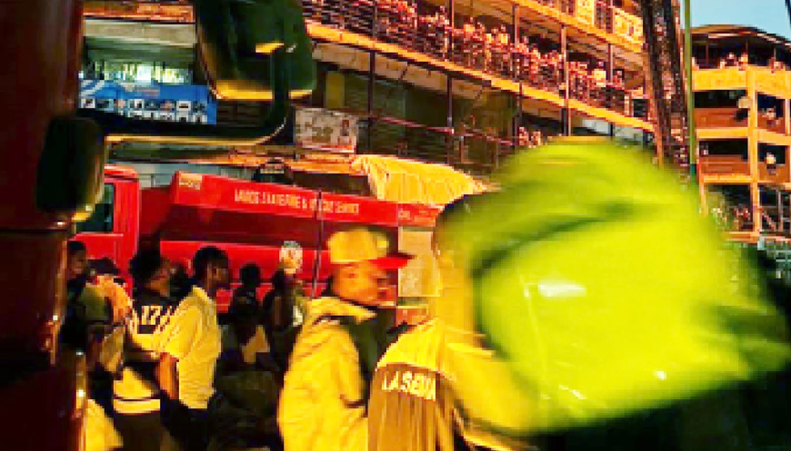 Lagos plaza death toll hits five as fire razes another market