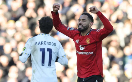 Cunha rescues Man United with late equaliser in 1-1 Leeds draw