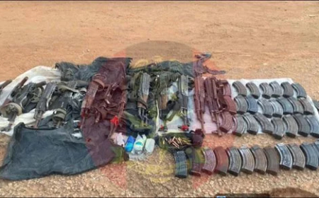 Soldiers recover 13 AK-47s, grenades in Taraba raid