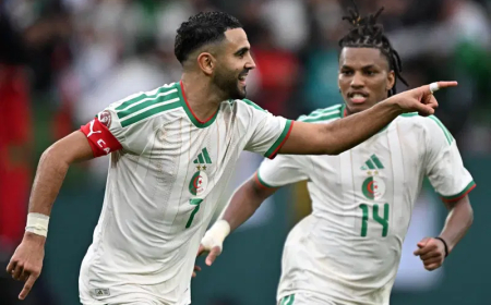 I am afraid’ – Mahrez jokes ahead of Nigeria clash
