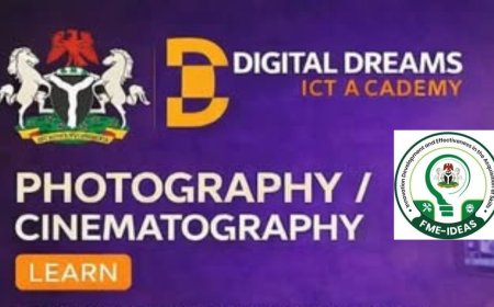 Federal Government TVET Cinematography Program 2026 | How To Apply