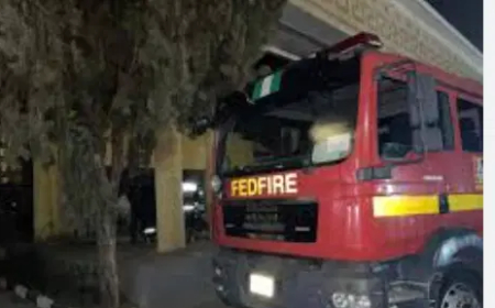 FFS contains fire outbreak at Leventis Plaza, Abuja
