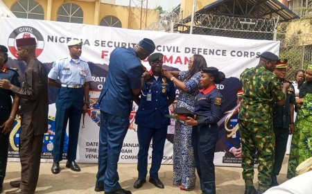 FCT NSCDC decorates 402 officers, urges commitment to service