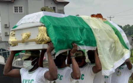 Corps member dies weeks into service