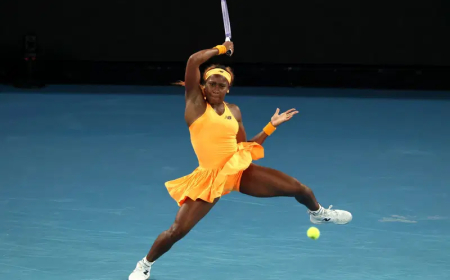 Gauff crashes out of Australian Open, defends epic racquet smash