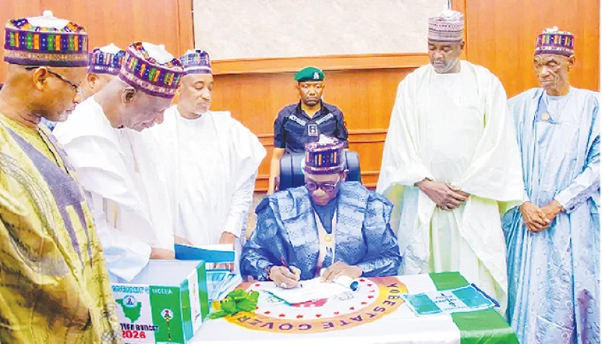 Buni signs N515.5bn 2026 Yobe budget