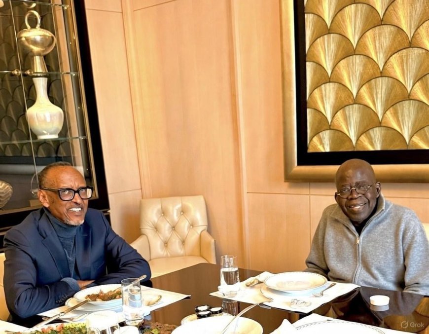 Tinubu meets Kagame in Paris, discusses Africa’s interests